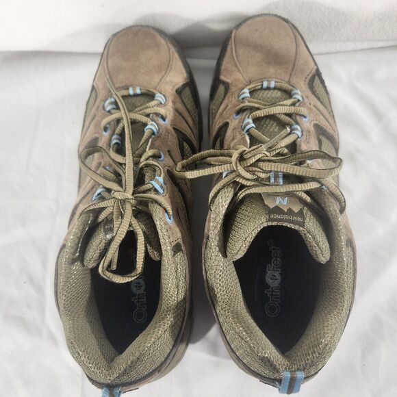 New Balance 759 Trail Running Shoes Country Hiking Brown Blue Suede Womens 10.5 - Picture 7 of 9